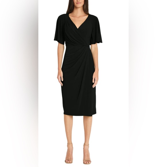 GIGI BLACK WRAP DRESS
BY MAGGY LONDON - Picture 1 of 7